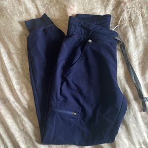 Navy- figs Zamora Jogger Scrub Pants